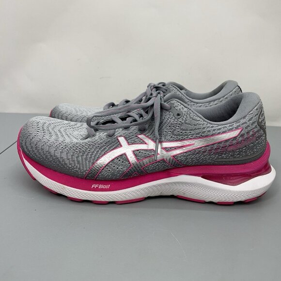 Asics Gel Cumulus 24 Sneakers Shoes Running Training Gray Pink Womens 8 - Picture 5 of 13